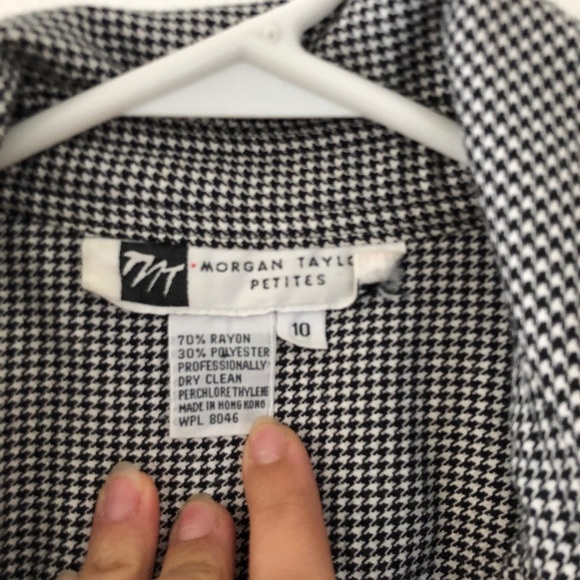 Vintage houndstooth jumpsuit - Picture 4 of 11